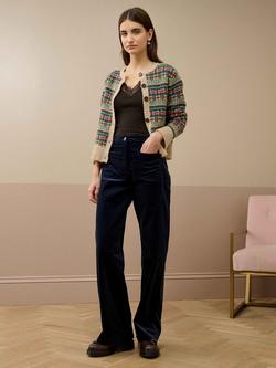 Brora Merino Wool Fair Isle Cardigan, Multi, Multi