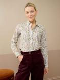 Brora Tana Lawn Cotton Floral Liberty Print Shirt, Multi