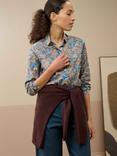 Brora Tana Lawn Cotton Floral Liberty Print Shirt, Multi