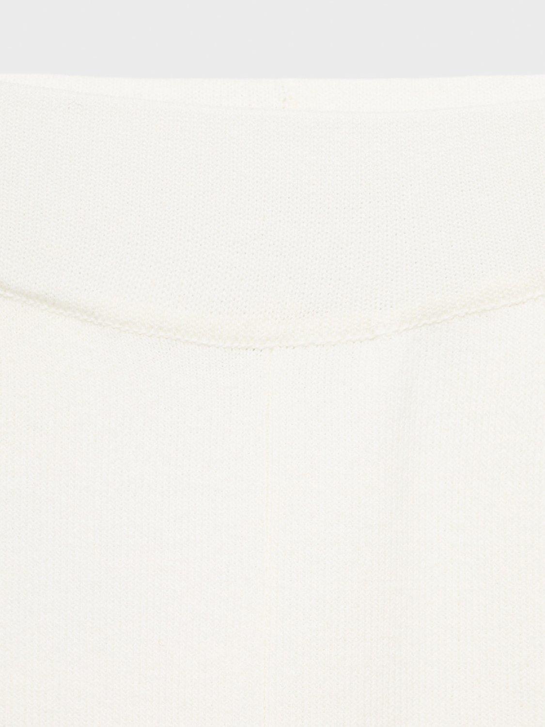 Product image 5 of 9, which shows Mango Pipon Colour Contrast Flared Trousers, Cream, XS