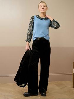 Brora Pure Cashmere Tank Top, Light Blue