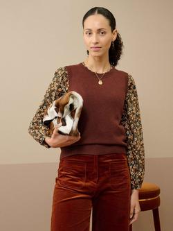 Brora Pure Cashmere Tank Top, Mid Brown