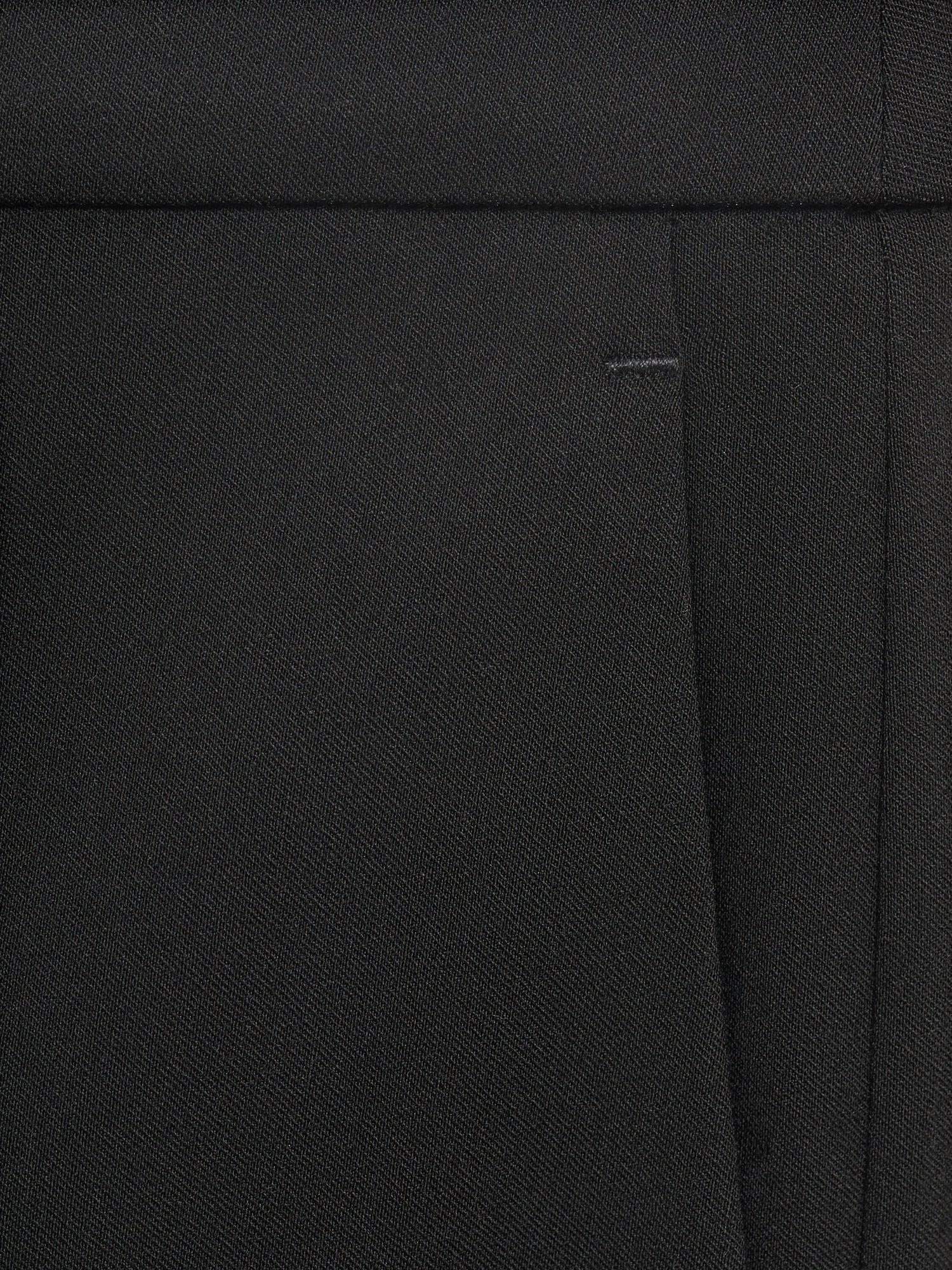 Product image 5 of 9, which shows Mango Newcola Cropped Tailored Trousers, Black, 10