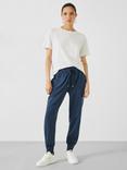 HUSH Aimie Cuffed Joggers, Dark Navy