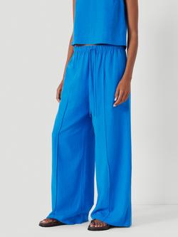 HUSH Petunia Wide Leg Trousers, Sapphire Blue, Sapphire Blue