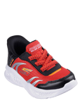 Skechers Kids' Meteor-Lights Brisk-Beams Trainers, Red/Black