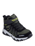 Skechers Kids' Rugged Ranger Storm Trail Trainers, Black/Green