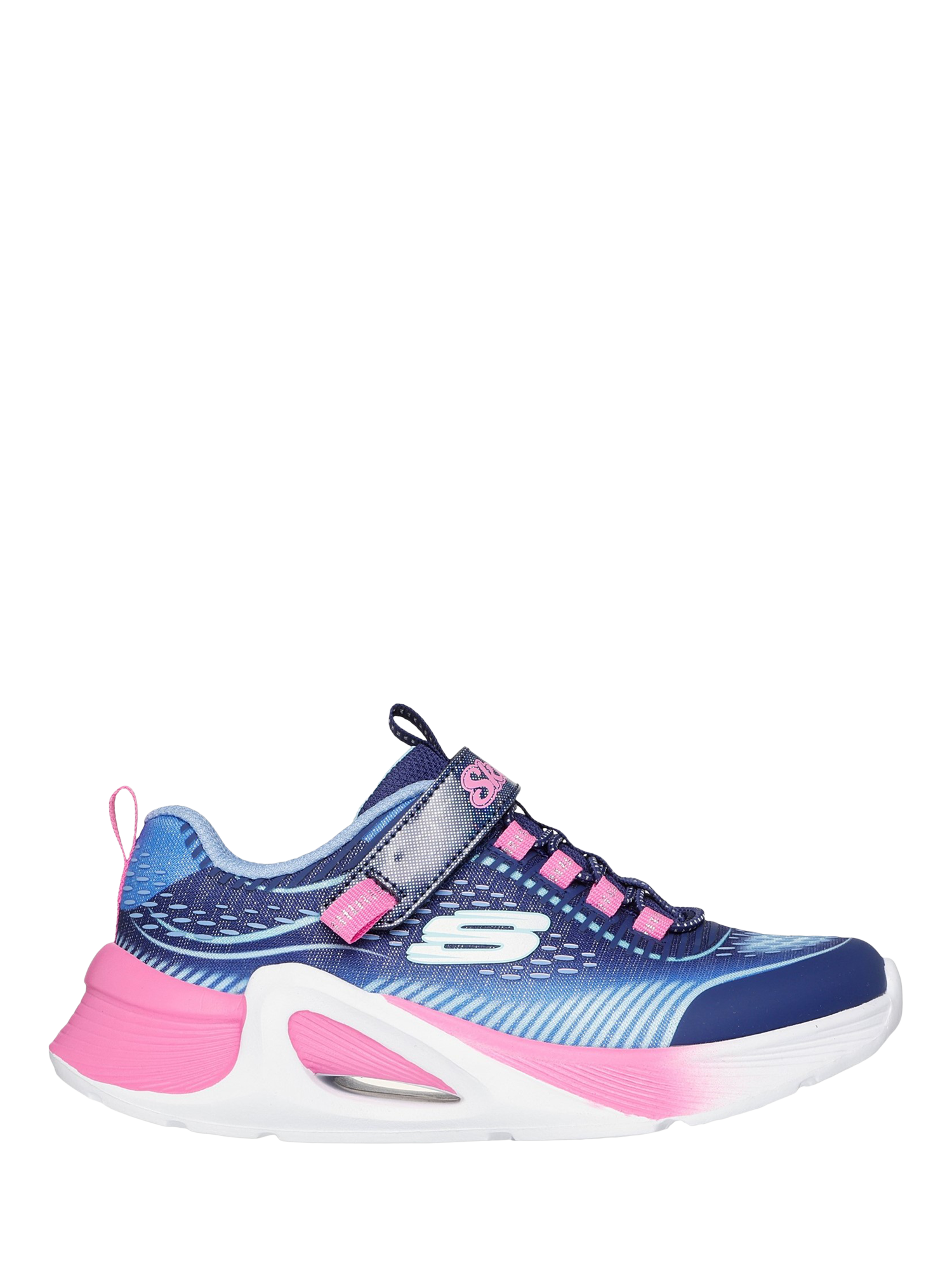 Product image 1 of 2, which shows Skechers Kids' Tide Tech Trainers, Navy/Multi, 1.5