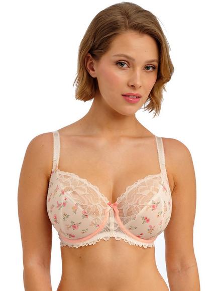 Freya Cherish Me Floral Lace Underwire Bra, Rose Delicacy
