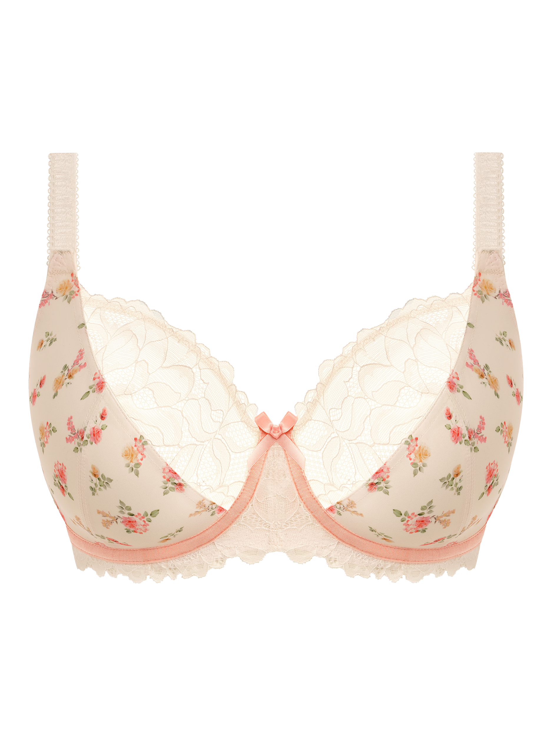 Product image 4 of 4, which shows Freya Cherish Me Floral Lace Underwire Bra , Rose Delicacy, 30E