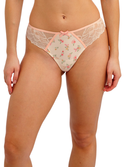 Freya Cherish Me Floral Lace Bikini Briefs, Rose Delicacy