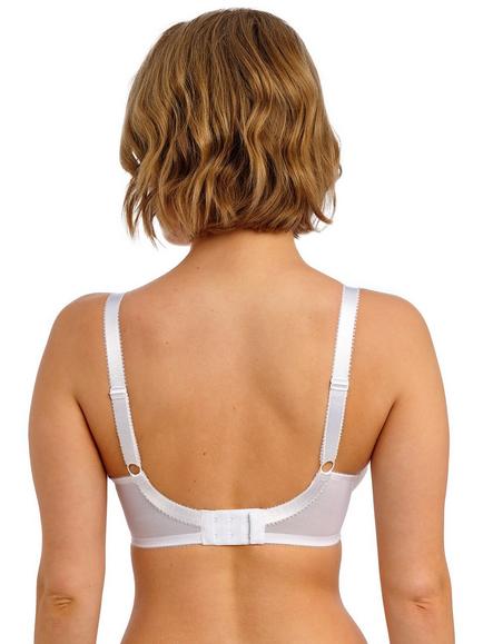 Freya Posie High Apex Underwired Plunge Bra, White - view 2, White
