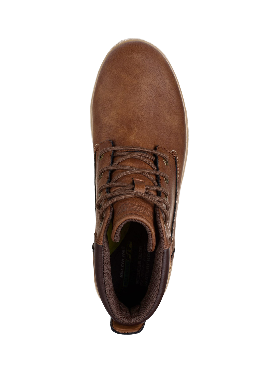 Product image 4 of 4, which shows Skechers Garlan Deno Relaxed Fit Chukka Boots, Brown, 6