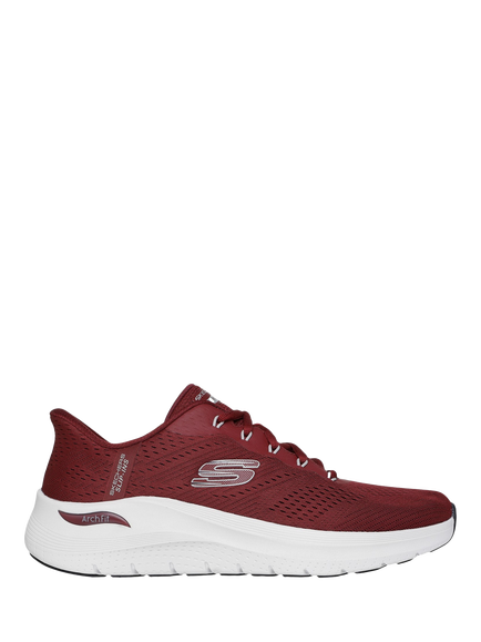 Skechers Hands Free Slip Ins Arch Fit 2.0 Lestur, Burgundy