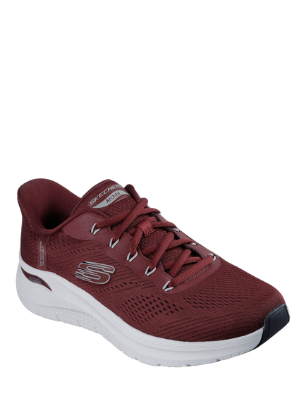 Skechers Hands Free Slip Ins Arch Fit 2.0 Lestur - view 2, Burgundy