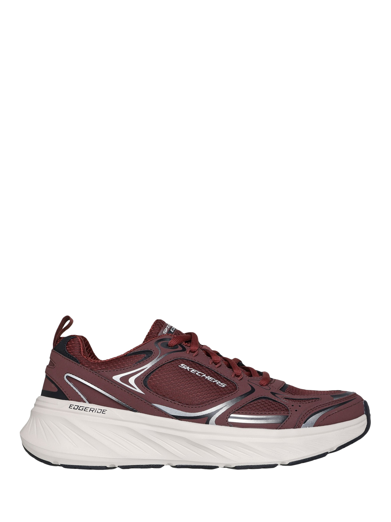 Product image 1 of 4, which shows Skechers Edgeride Exodis Trainers, Dark Red, 7