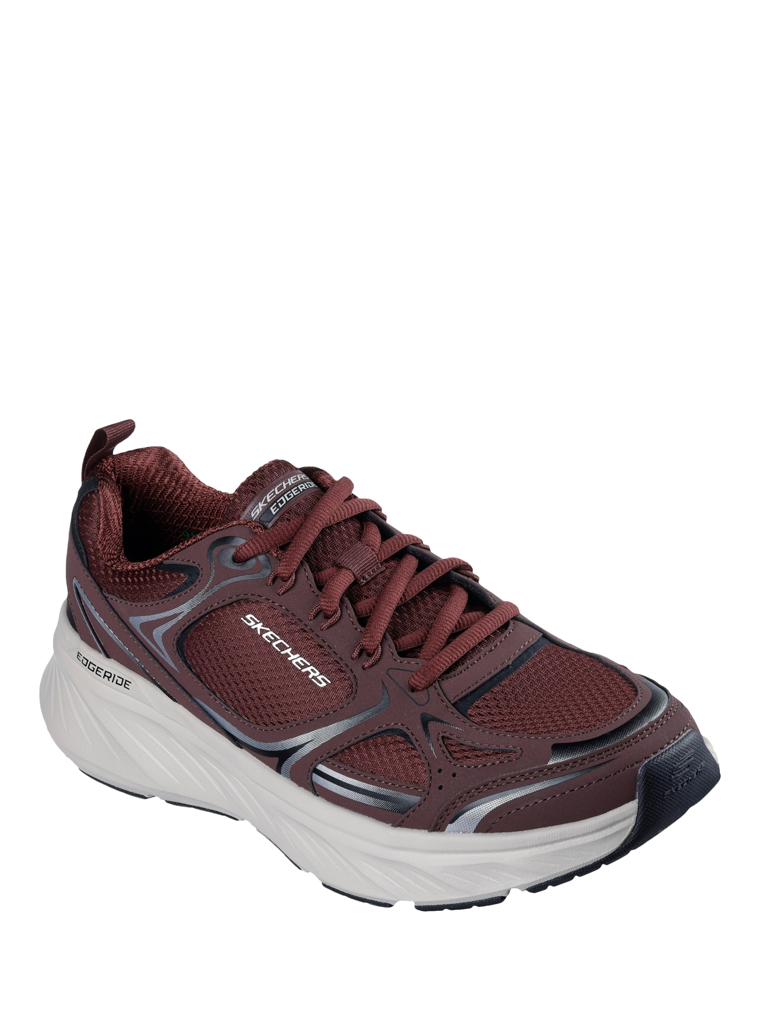 Product image 2 of 4, which shows Skechers Edgeride Exodis Trainers, Dark Red, 7