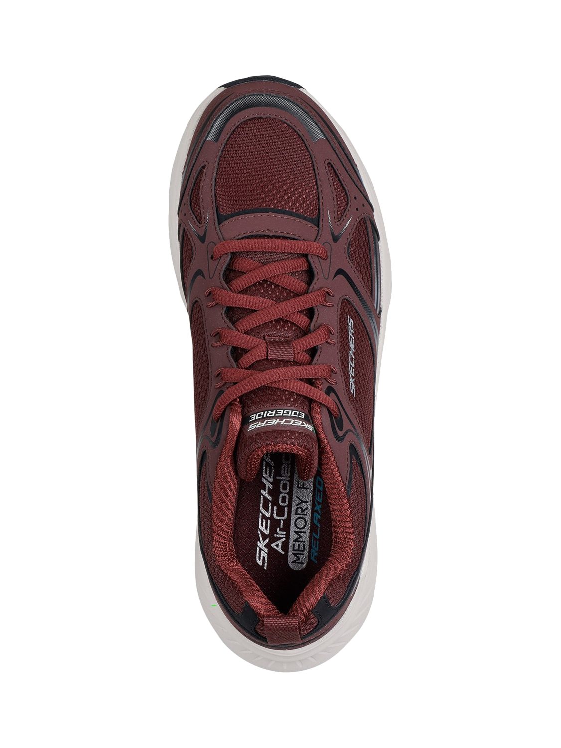 Product image 4 of 4, which shows Skechers Edgeride Exodis Trainers, Dark Red, 7
