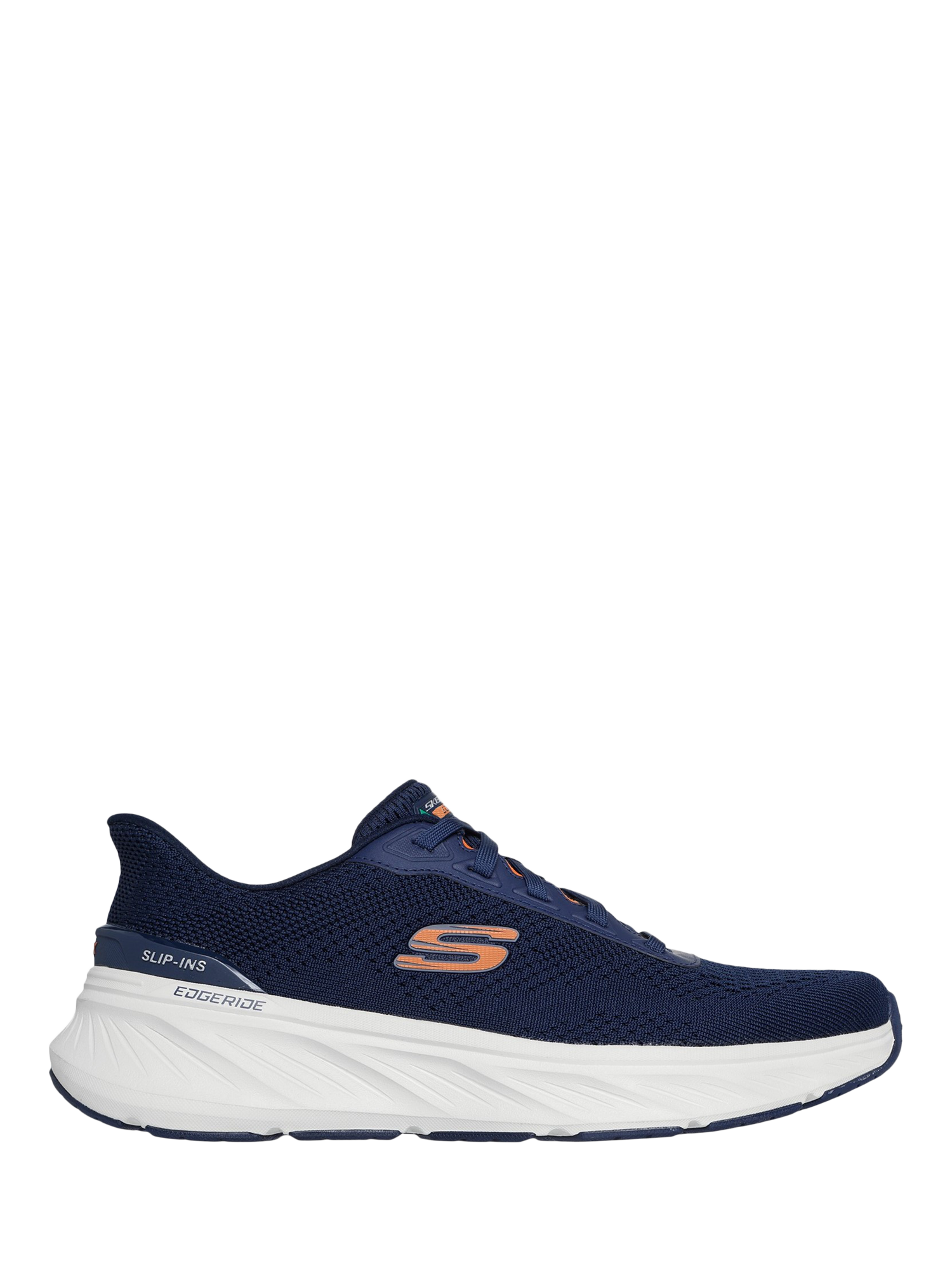 Product image 1 of 4, which shows Skechers Edgeride Relaxed Fit Trainers, Navy, 6