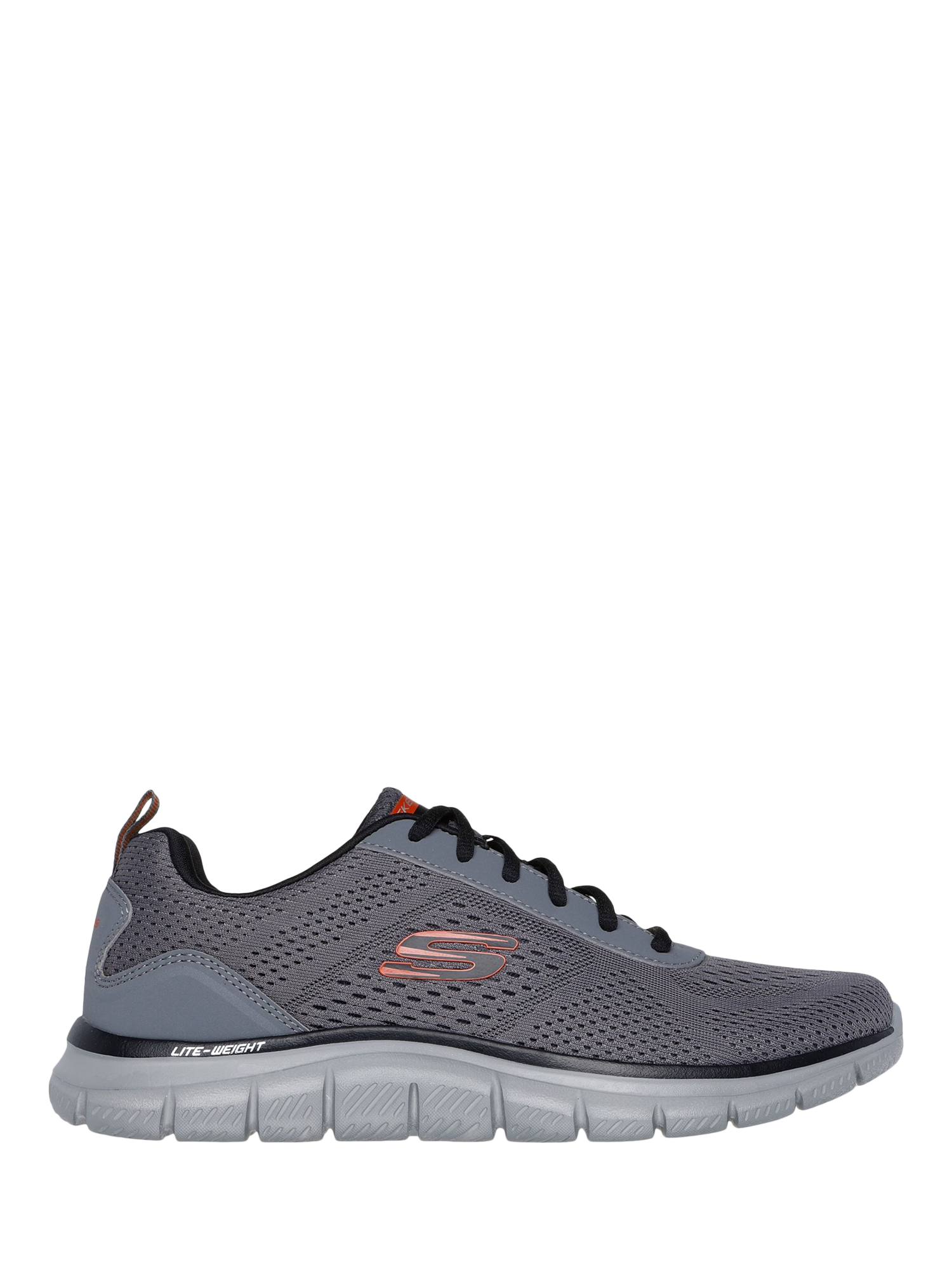 Product image 1 of 4, which shows Skechers Track Leshur Trainers, Charcoal, 6
