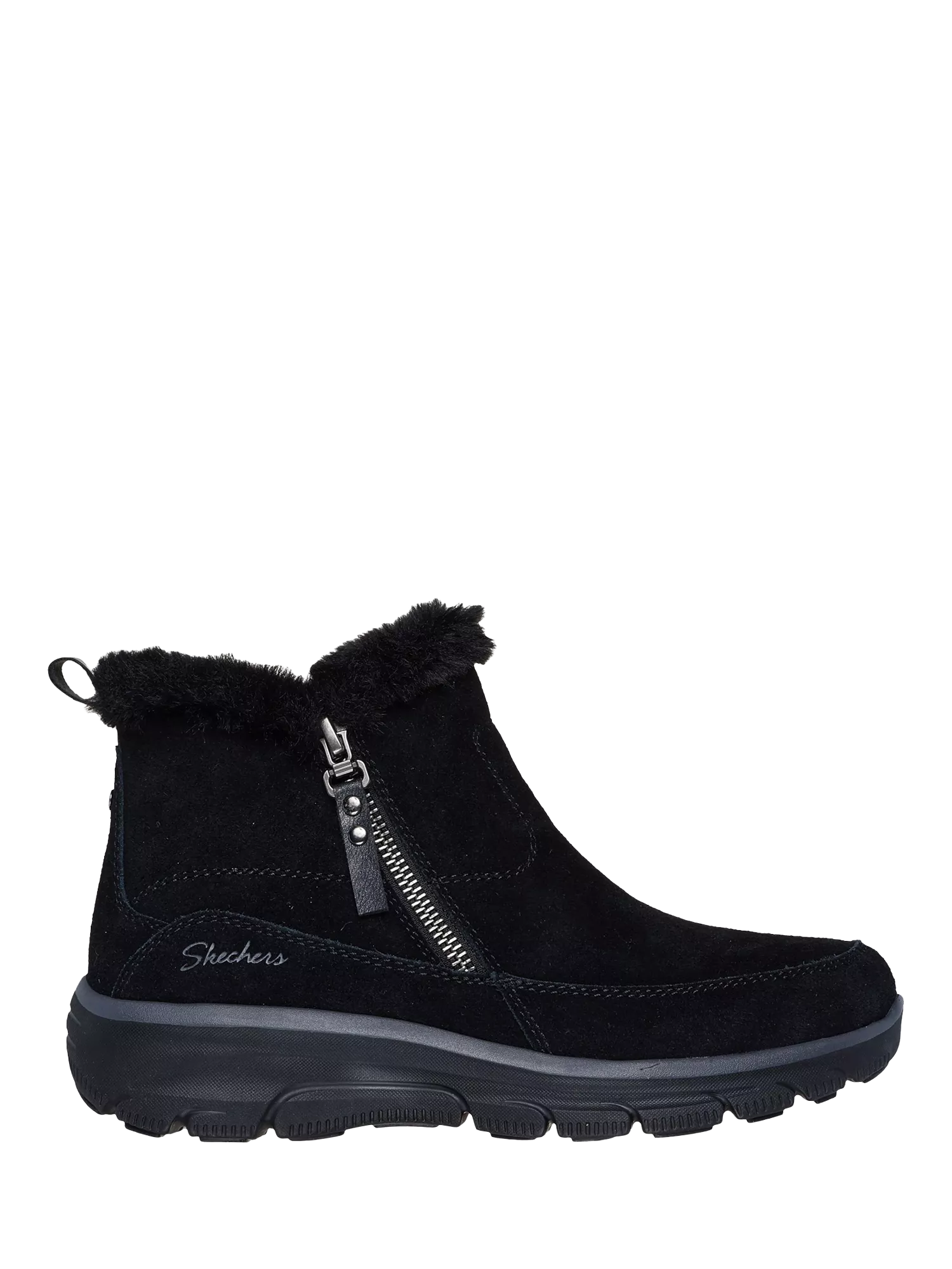 Skechers Relaxed Fit Easy Going Cool Zip Ankle Boots