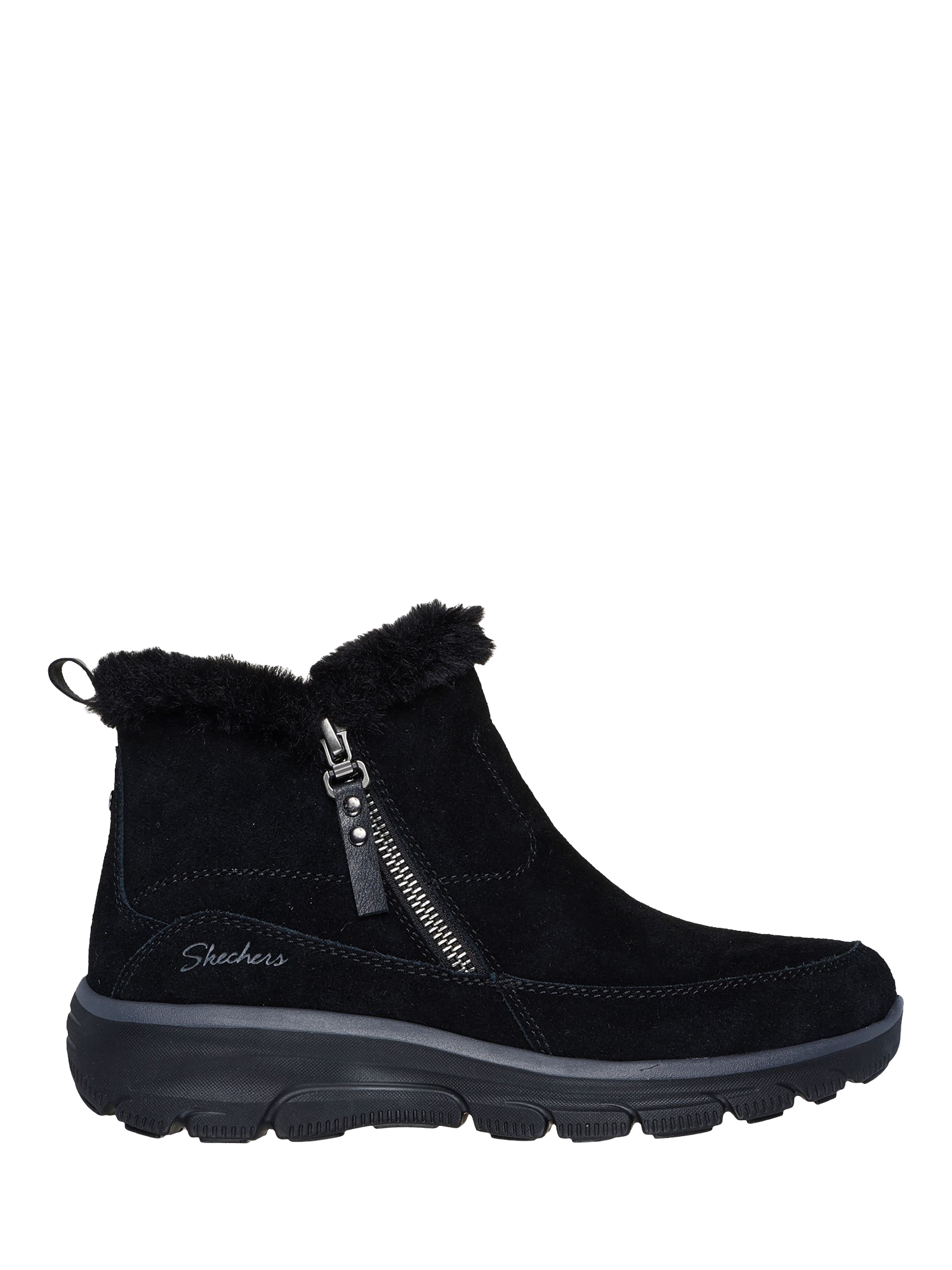 Skechers Relaxed Fit Easy Going Cool Zip Ankle Boots