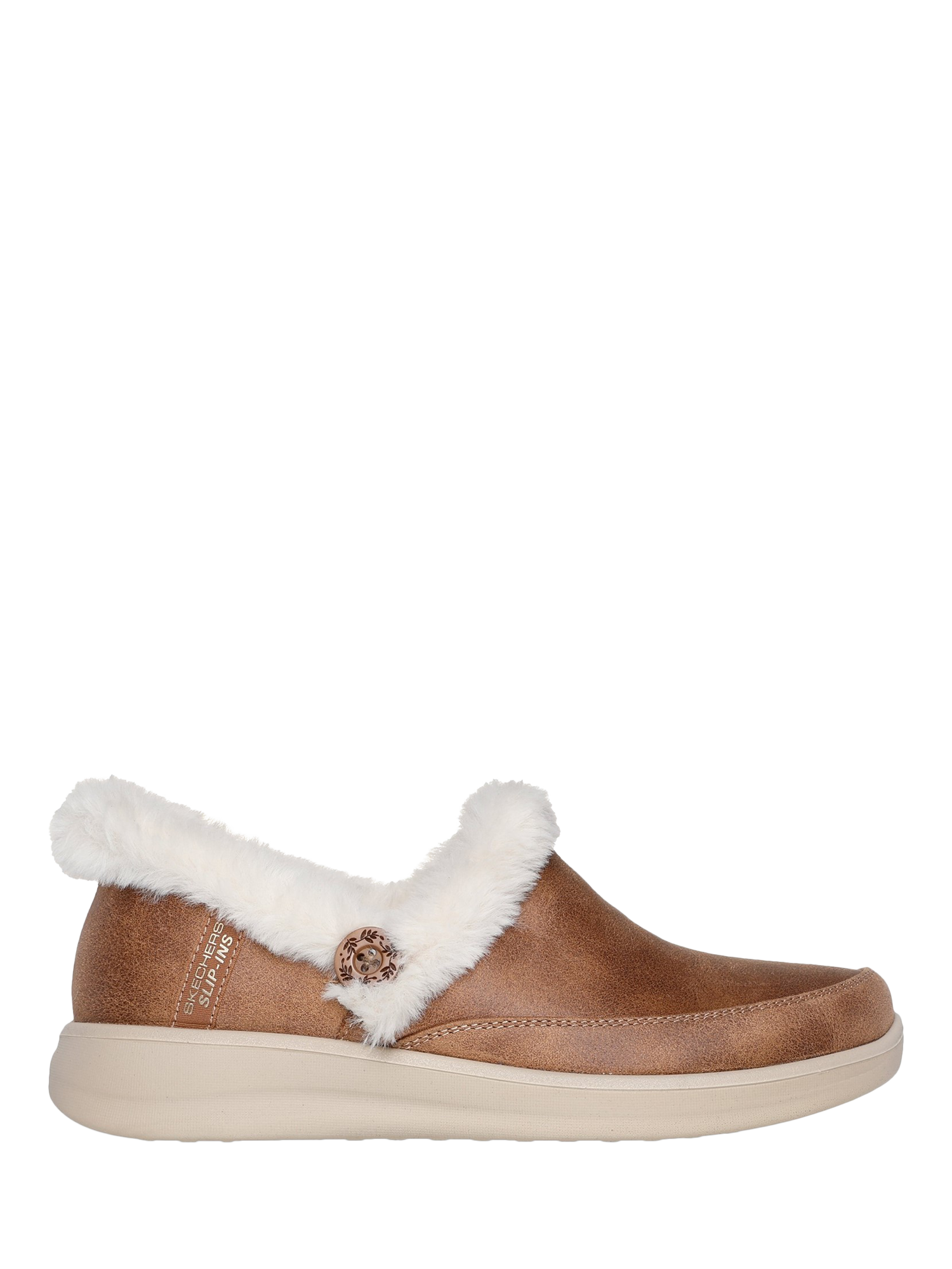 Skechers Hands Free Slip-ins Cosy Escape Slippers, Brown