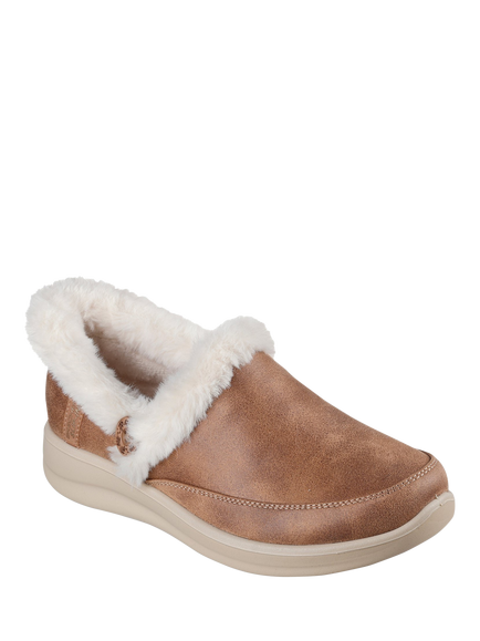 Skechers Hands Free Slip-ins Cosy Escape Slippers, Brown - view 2, Brown