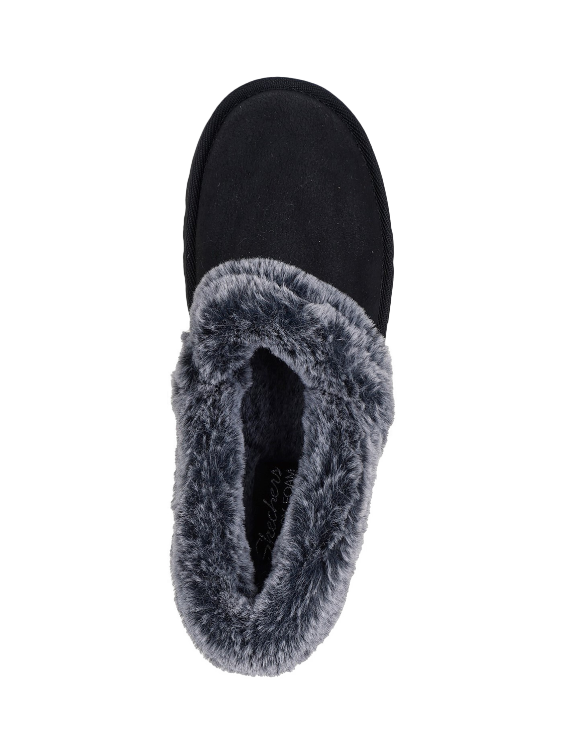 Product image 4 of 4, which shows Skechers Cosy Up Slippers, Black, 3