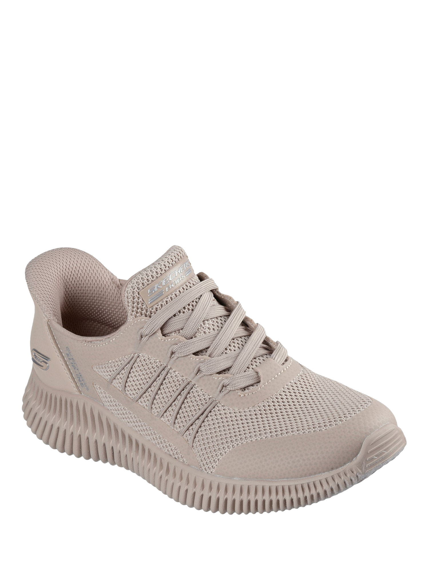 Product image 2 of 3, which shows Skechers BOBS Geo Lite Divine Pace Trainers, Tan, 3
