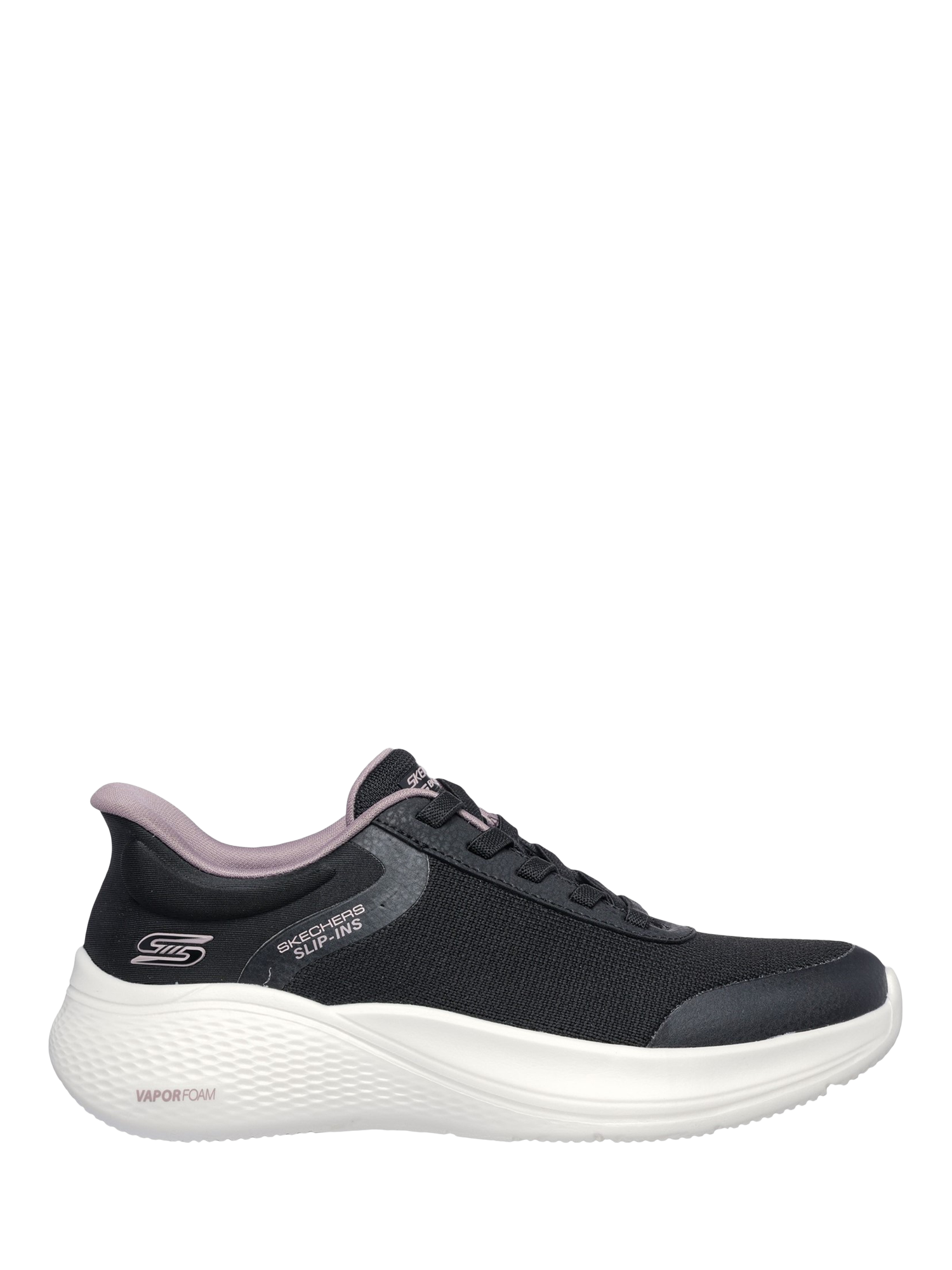 Product image 1 of 2, which shows Skechers BOBS Infinity Vapor Glow Trainers, Black, 3