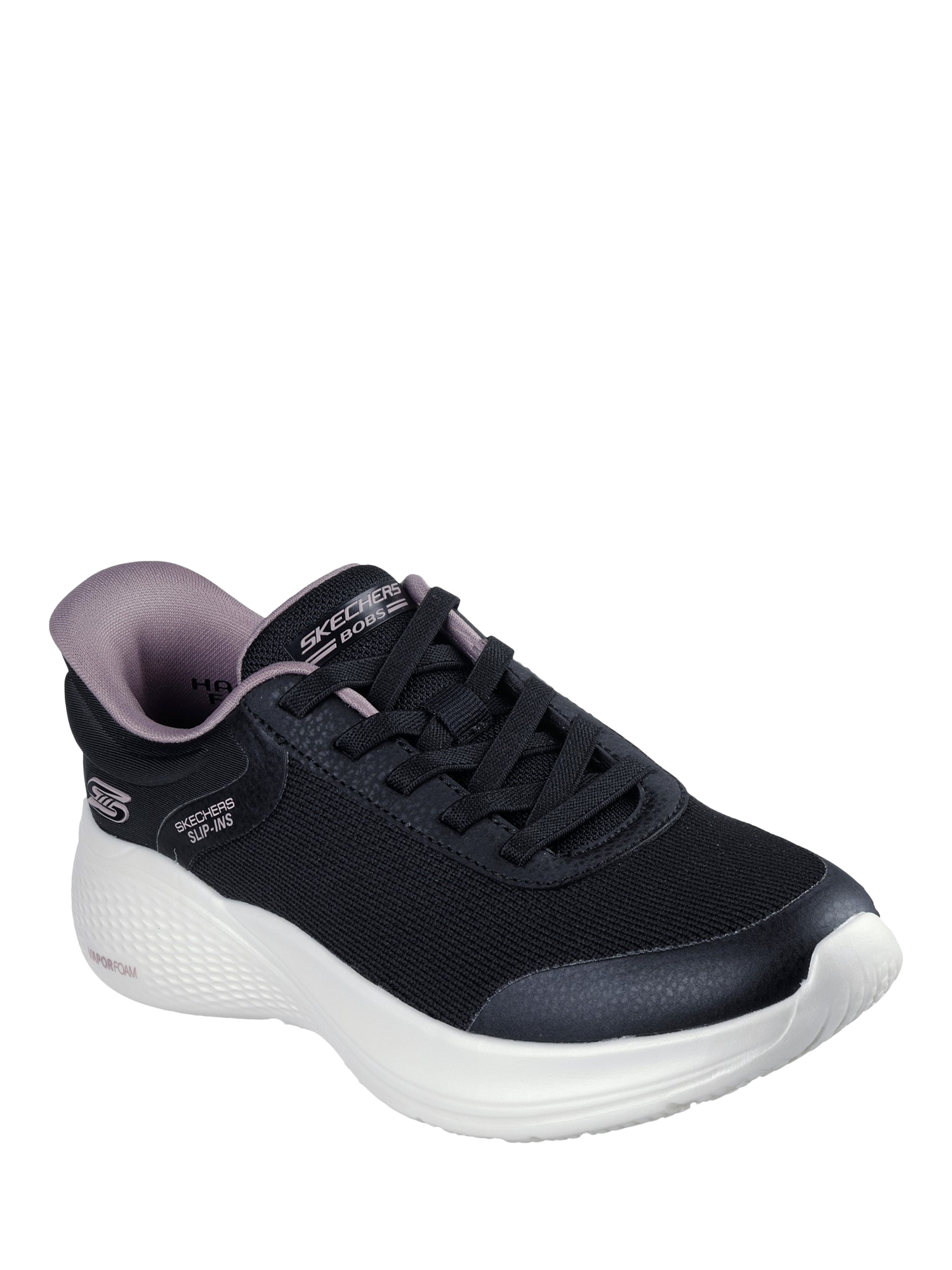 Product image 2 of 2, which shows Skechers BOBS Infinity Vapor Glow Trainers, Black, 3