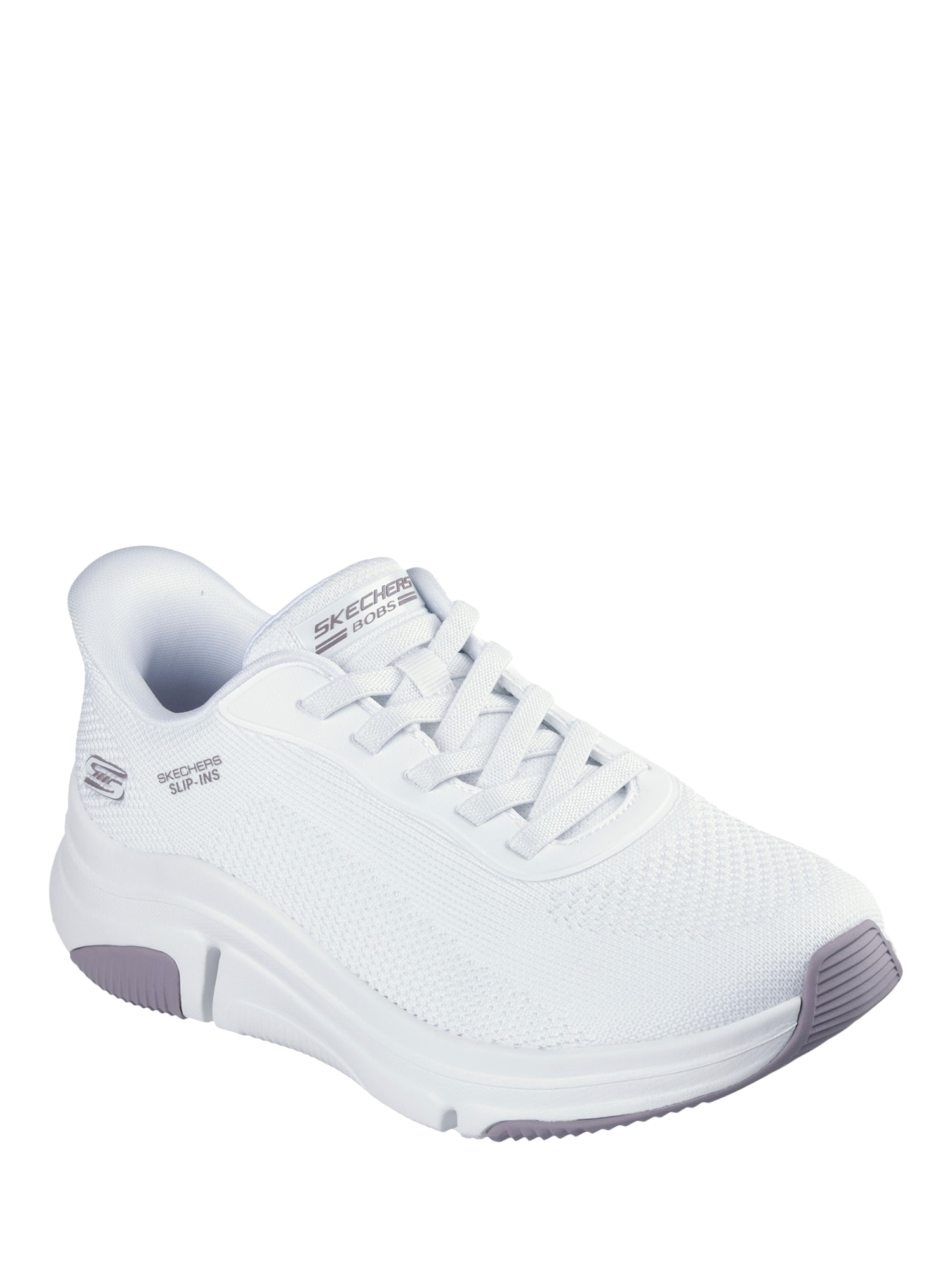 Product image 2 of 4, which shows Skechers BOBS Sparrow Flex Too You Trainers, White, 3