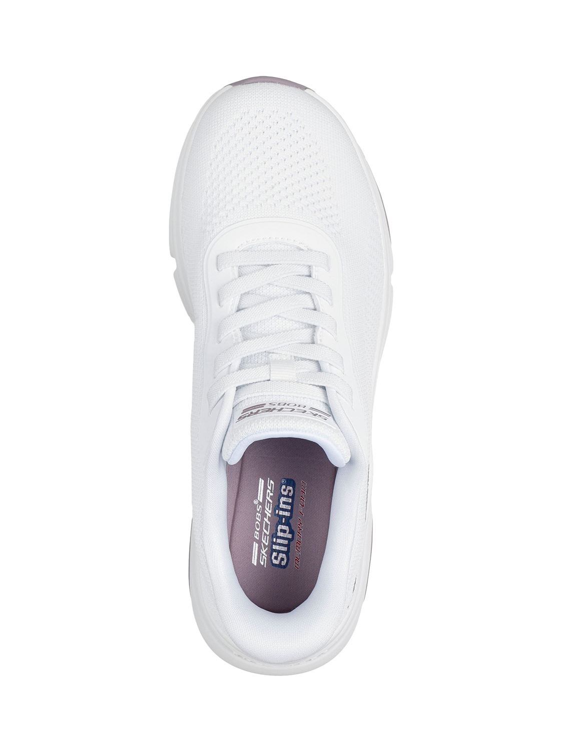 Product image 4 of 4, which shows Skechers BOBS Sparrow Flex Too You Trainers, White, 3