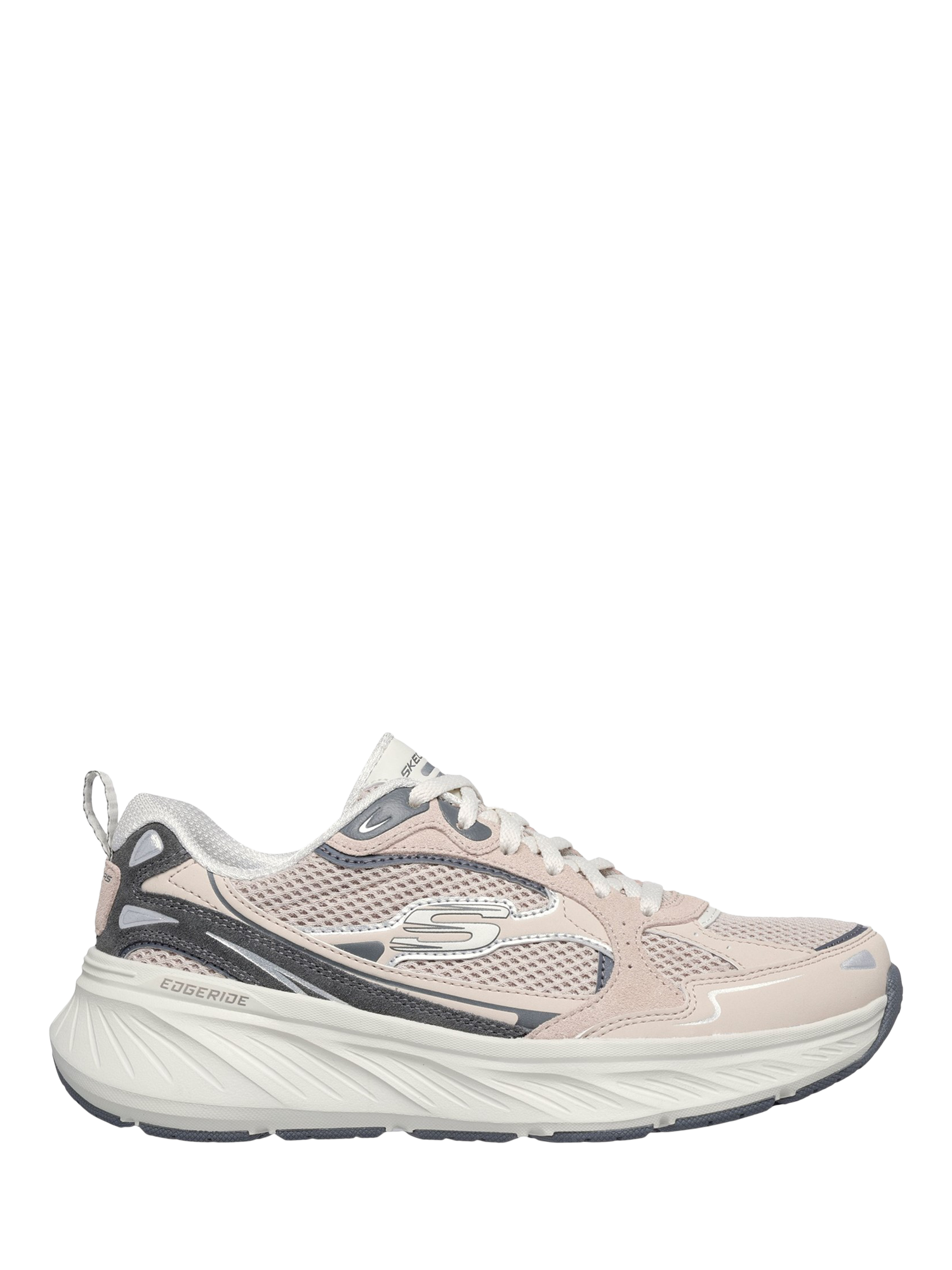 Product image 1 of 2, which shows Skechers Relaxed Fit Edgeride Trainers, Taupe, 3