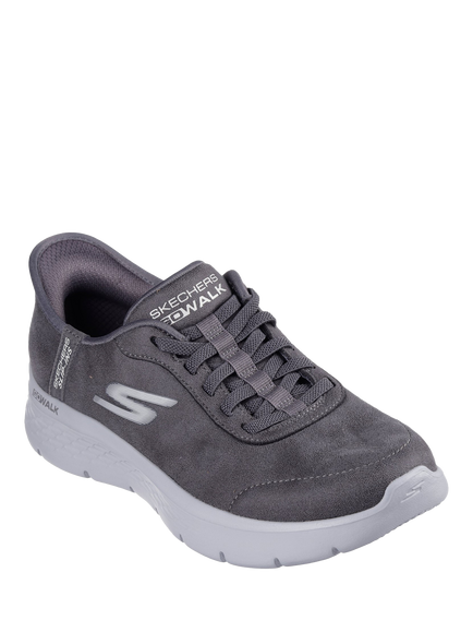 Skechers GO WALK Flex Mali Trainers, Charcoal - view 2, Charcoal