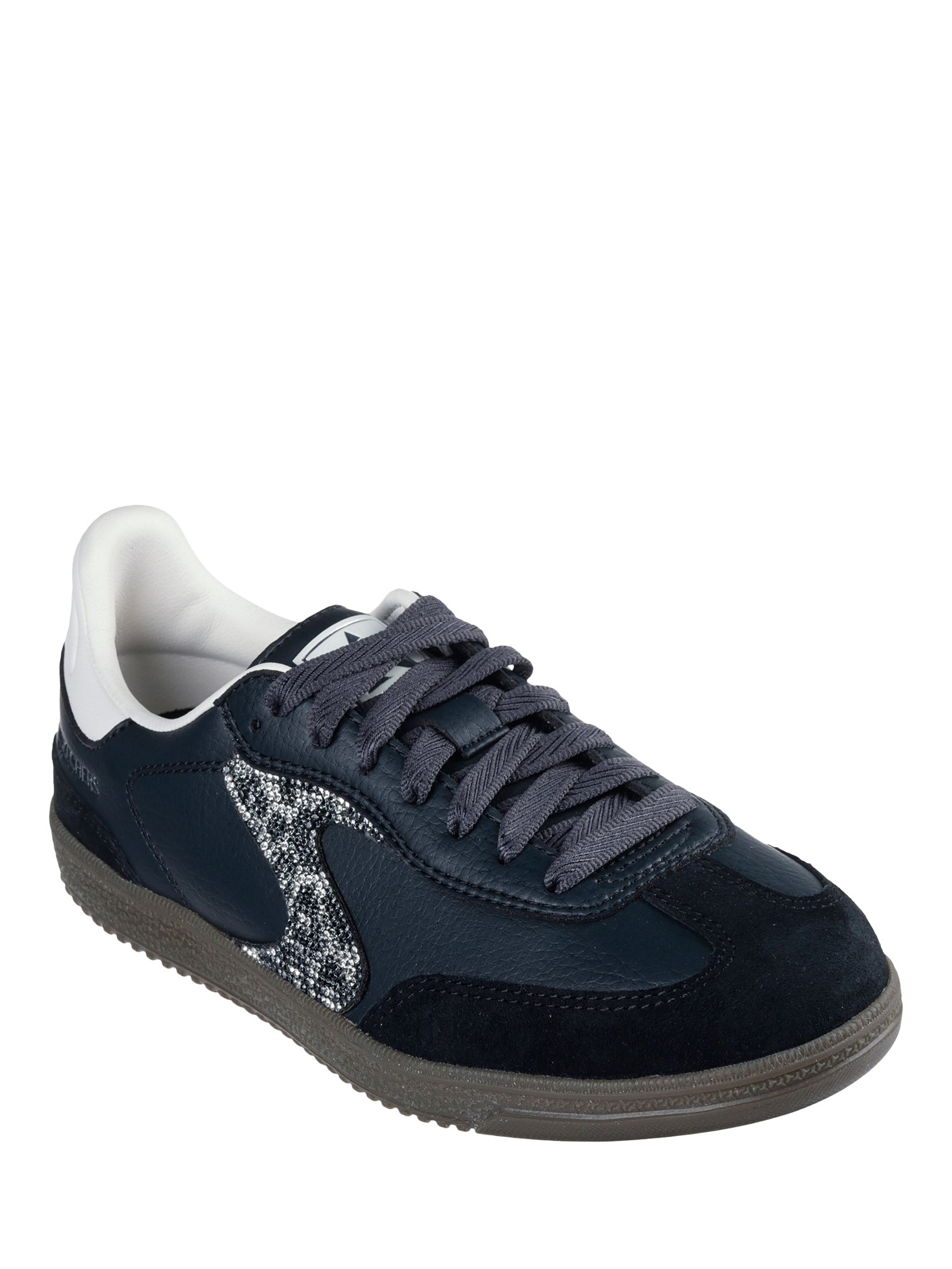 Product image 2 of 4, which shows Skechers Hotshot Shimmering Spots Trainers, Black, 3