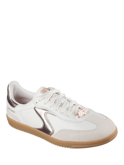 Skechers Hotshot Shimmering Spots Trainers - view 2, White