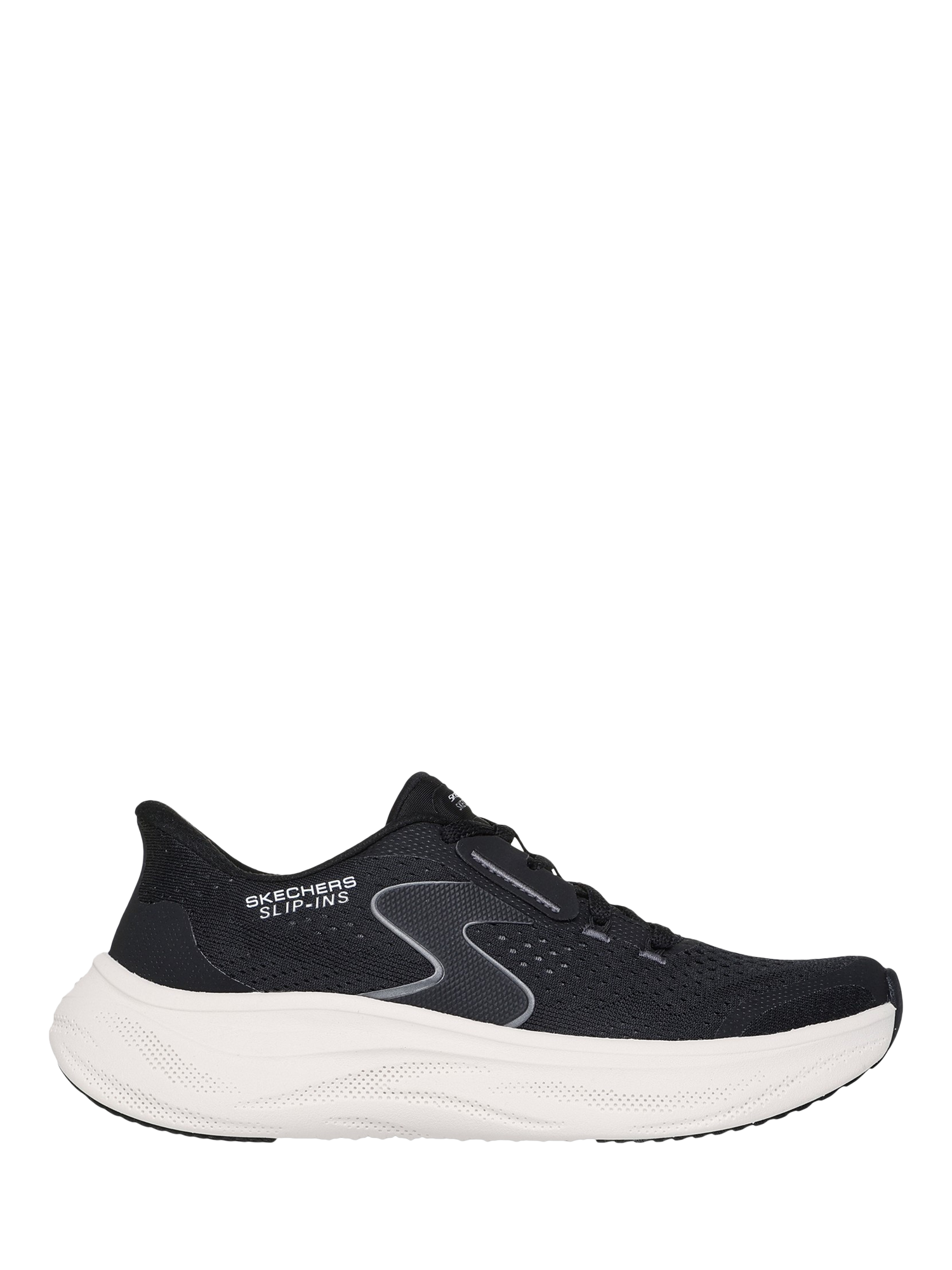 Product image 1 of 4, which shows Skechers Skech Cloud Plush Horizon Trainers, Black, 3