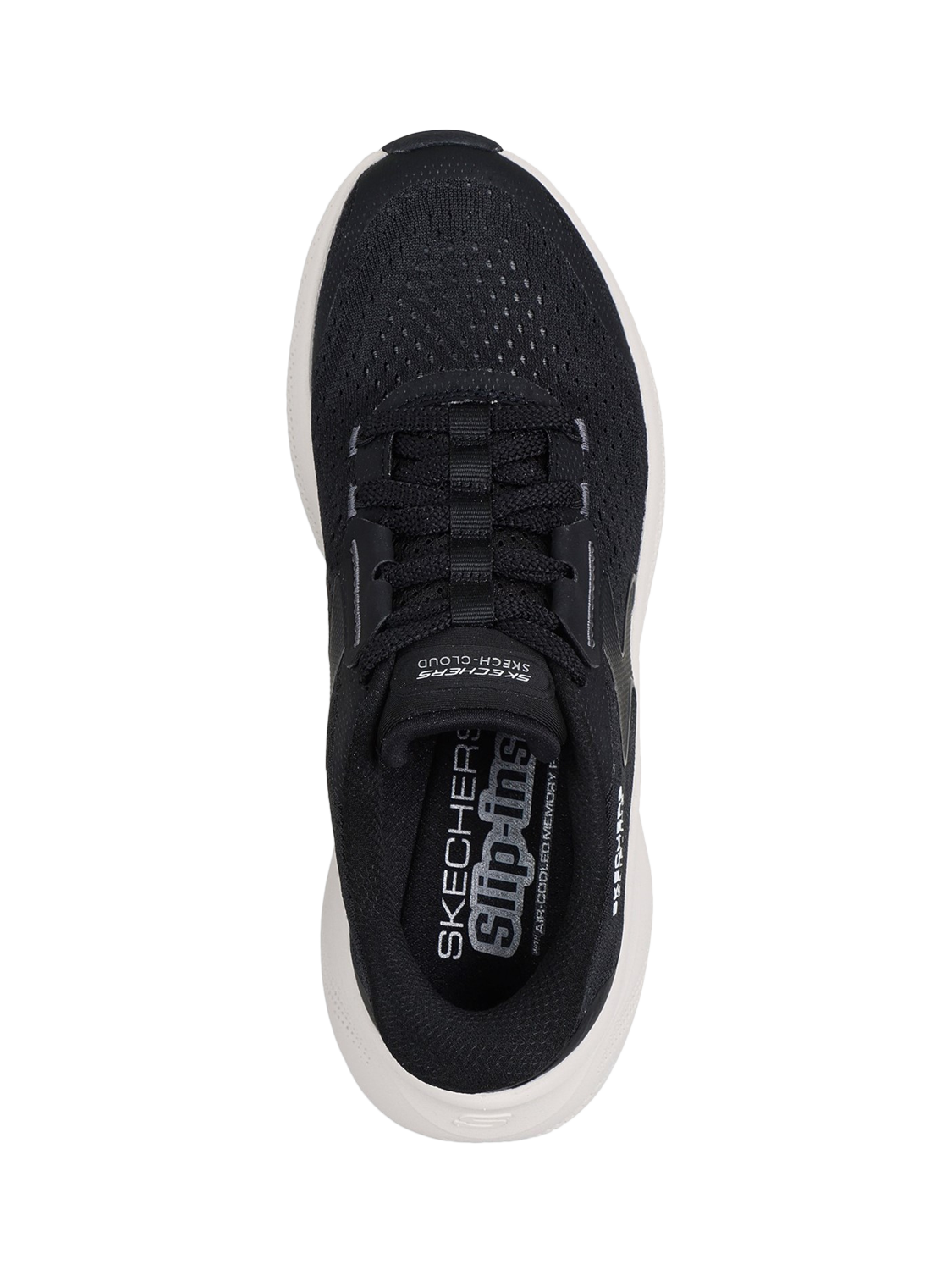 Product image 4 of 4, which shows Skechers Skech Cloud Plush Horizon Trainers, Black, 3