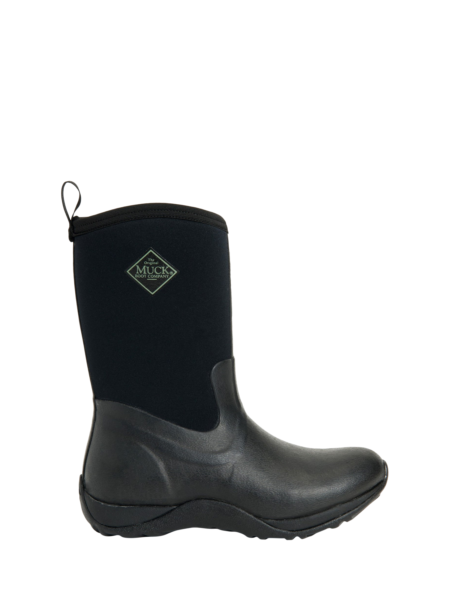 Product image 1 of 5, which shows Muck Arctic Weekend Fleece Lined Wellington Boots, Black, 3