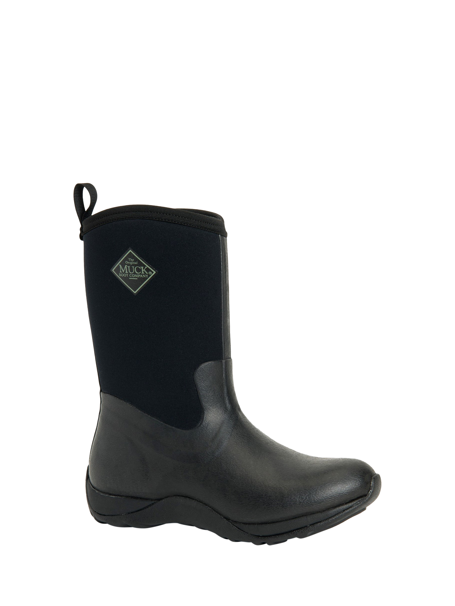 Product image 2 of 5, which shows Muck Arctic Weekend Fleece Lined Wellington Boots, Black, 3