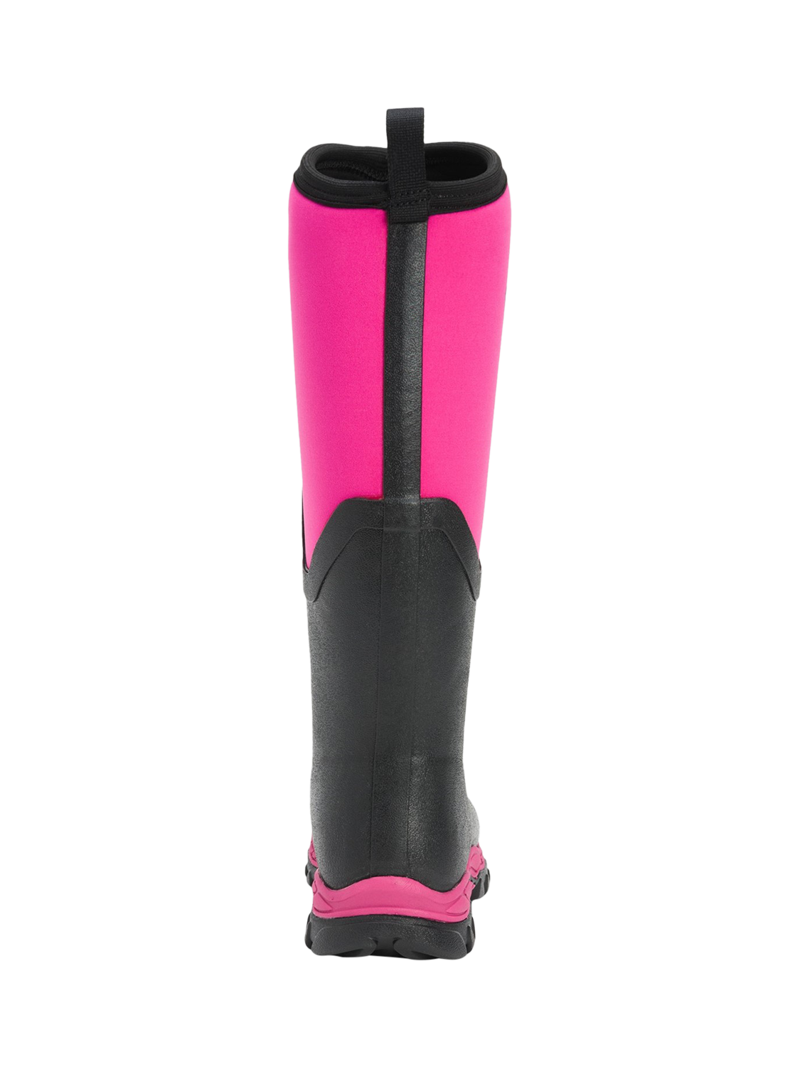 Product image 3 of 5, which shows Muck Arctic Sport II Tall Wellington Boots, Black/Pink, 3
