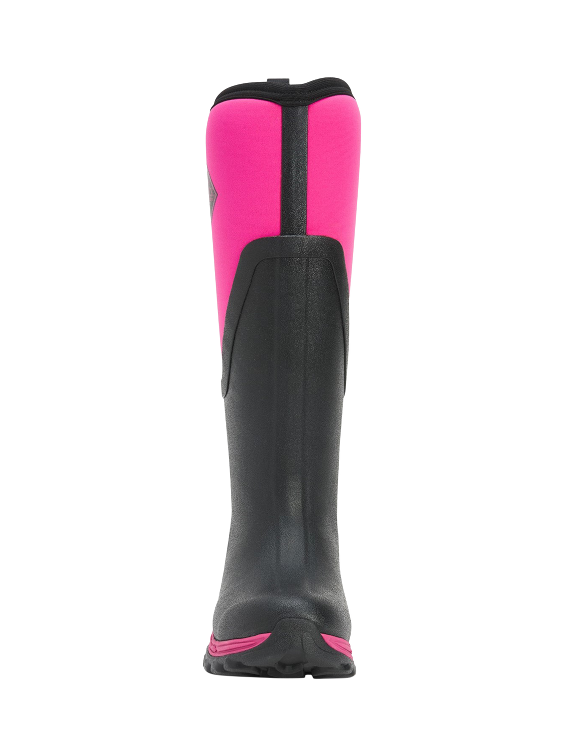 Product image 4 of 5, which shows Muck Arctic Sport II Tall Wellington Boots, Black/Pink, 3