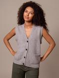 Celtic & Co. Pure Wool Waistcoat, Silver Grey