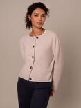 Celtic & Co. Knitted Round Neck Jacket, Oatmeal
