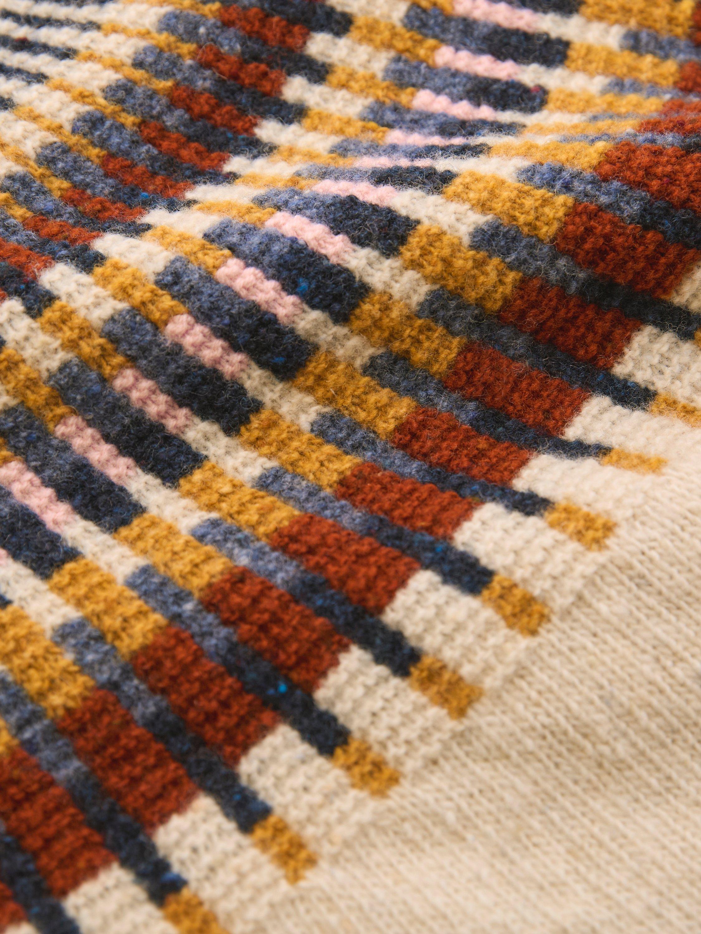 Product image 3 of 5, which shows Celtic & Co. Fair Isle Yoke Pure Wool Jumper, Oatmeal, XS