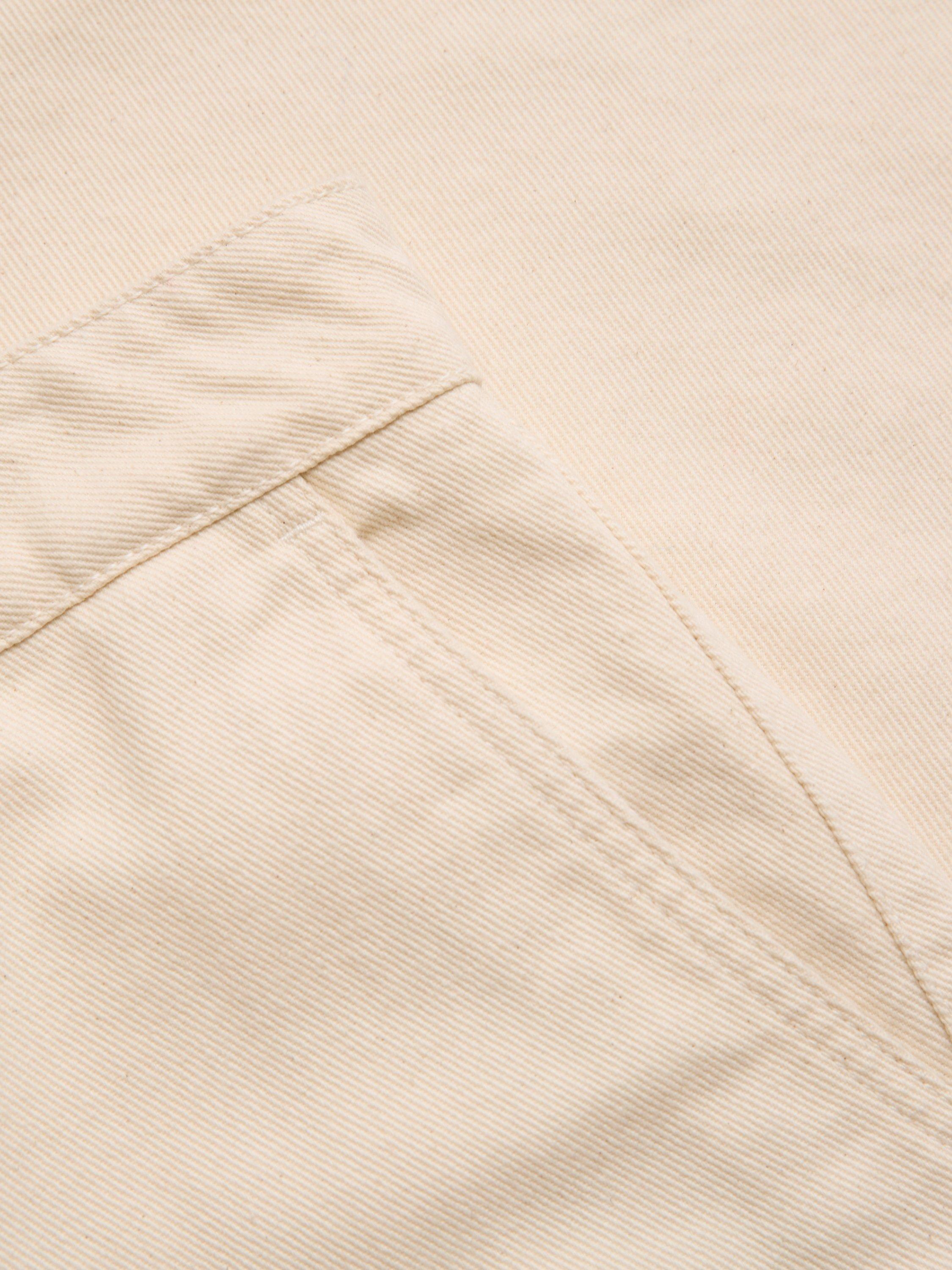 Product image 3 of 5, which shows Celtic & Co. Cropped Wide Leg Trousers, Undyed Oatmeal, 8