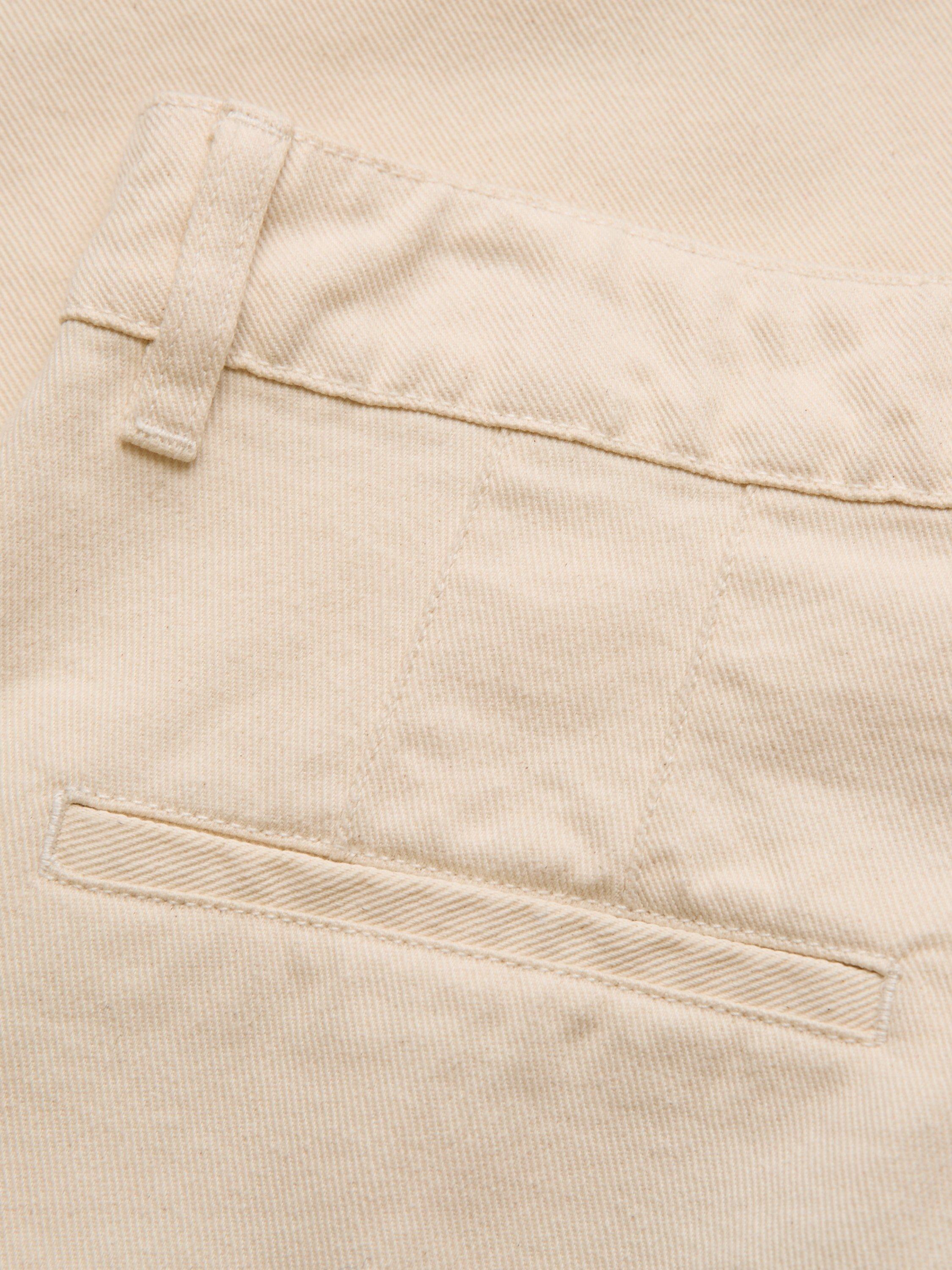 Product image 4 of 5, which shows Celtic & Co. Cropped Wide Leg Trousers, Undyed Oatmeal, 8