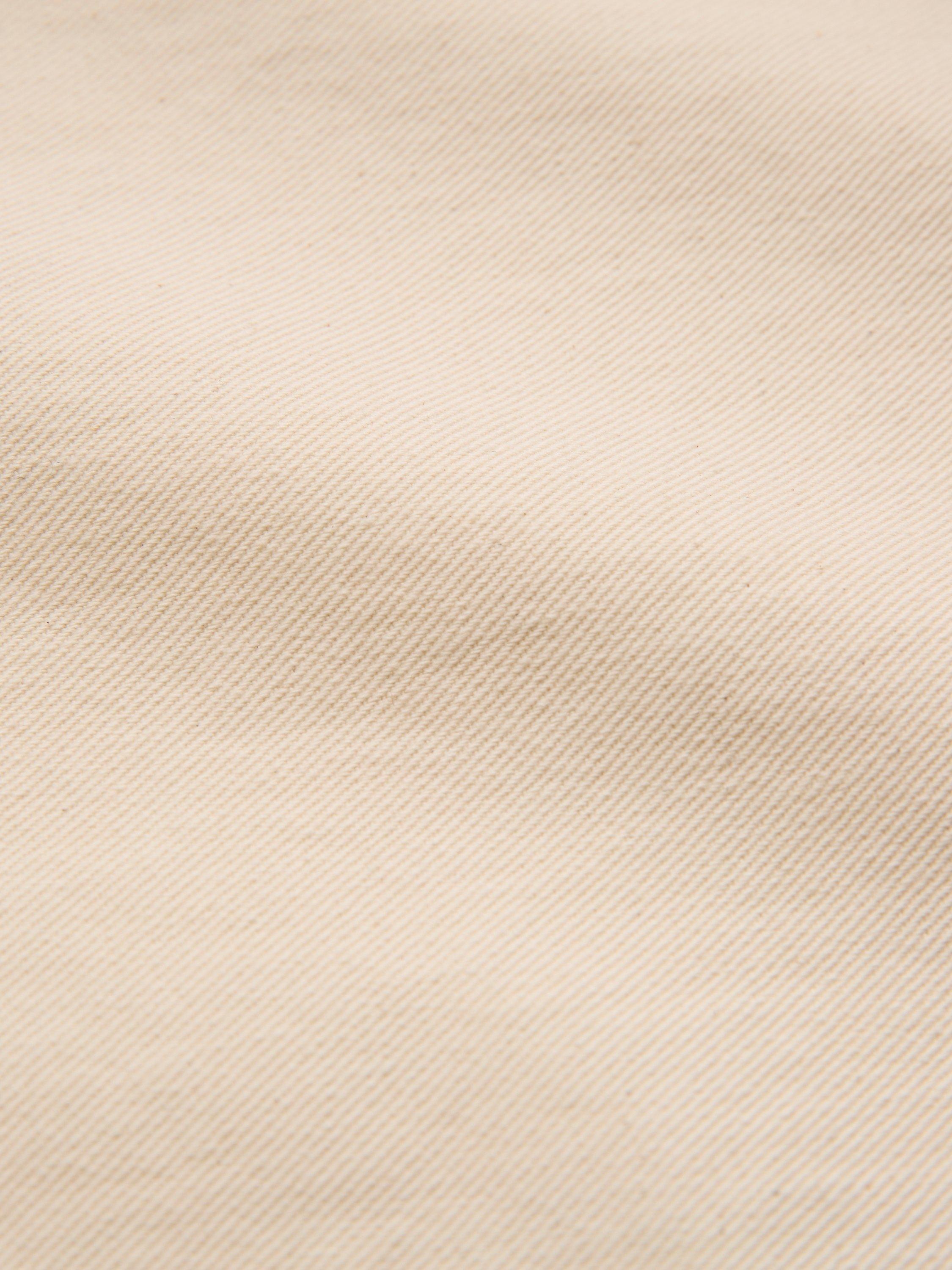 Product image 5 of 5, which shows Celtic & Co. Cropped Wide Leg Trousers, Undyed Oatmeal, 8